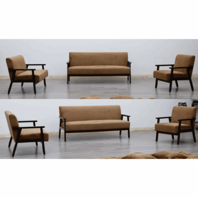 Chinese Commercial Furniture Solid Wood Restaurant Sofa Set