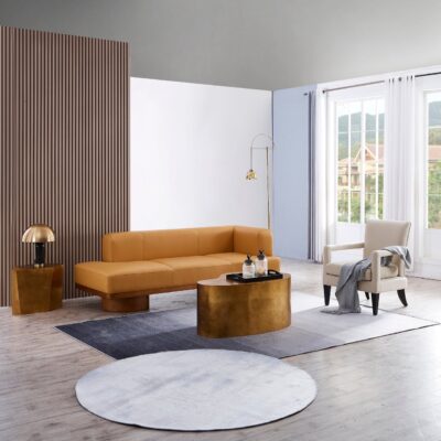 Living Room Couch Leather Sleeper Bed Daybed Sofa