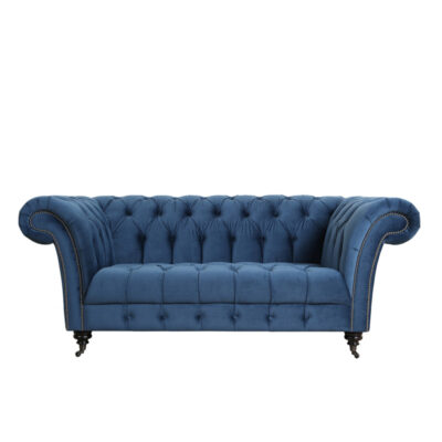 Classic American Velvet Sofa - Hotel Villa Reception